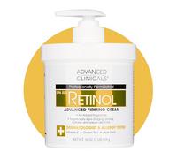 Advanced Clinicals Crema de retinol. Tamaño de spa para profesionales de salón. Fórmula hidratante que penetra la piel para eliminar el aspecto de las líneas finas y las arrugas. Advanced Clinicals