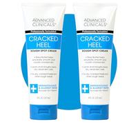 Advanced Clinicals Crema de talón agrietado para pies secos, puntos ásperos y callos. (Dos - 8 onzas)