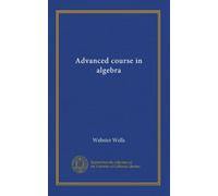 Advanced course in algebra