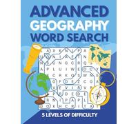 Advanced Geography Word Search: 40 Puzzles about Geography, Countries and More with Words Changing Direction Mid-Path for an Extra Challenge | 5 ... | Gift for Leisure, Travel, and Holidays