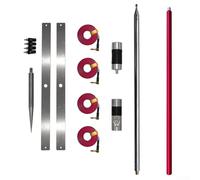 Advanced Gptwo Pro 7 a 54 MHz 200 W Antena portátil de onda corta telescópica con escala de frecuencia polarización vertical para antena Gp compatible con Ssb Cw Fm Ham Radio (versión de gama alta)