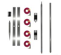 Advanced Gptwo Pro - Antena telescópica portátil de onda corta de 7 a 54 MHz 200 W con escala de frecuencia, polarización vertical para antena Gp compatible con radio jamón Ssb Cw Fm (versión estándar