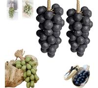 Advanced Handmade Soap, Handmade Face & Body Bath Grapes Bunch Soaps for Shower Unique and Novel Gift And Fresh Air (2Pcs-Purple)