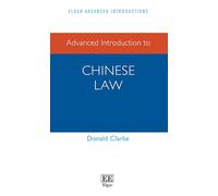 Advanced Introduction to Chinese Law (Elgar Advanced Introductions series)