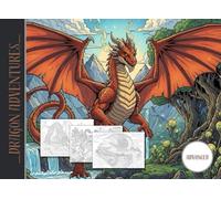 Advanced Level Dragon Themed Colouring Book: 100 pages & 50 sheets of intricate colouring sheets for Teens & Adults