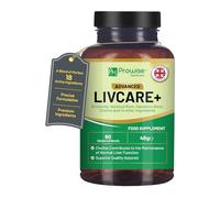 Advanced Livcare+ 60 Cápsulas Veganas | Agregado con colina, alcachofa, raíz de bardana, raíz de diente de león y otros 14 ingredientes activos para hombres y mujeres por Prowise