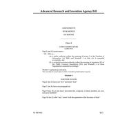 Advanced Research and Invention Agency Bill Amendments to be moved on Report (House of Lords) HLB 69 d