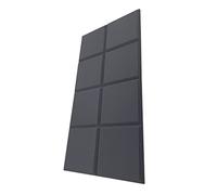 Advanced Sims Golf Simulator Paneles de protección contra impactos de espuma de pared y techo (gris medio, 500 mm x 500 mm, 8 azulejos por caja)