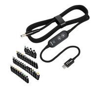 Advanced USB C a DC5.5 Fuente de alimentación directa de 100 W, dispositivo de alimentación múltiple 5V-20V para electrónica, 38 adaptadores, cable de carga para portátiles