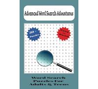 Advanced Word Search Puzzle Book: Word Search with Easy to Read Print Including Challenging, Positive, and Educational Terms |6x9 inches, 110 Pages| 50+ Puzzles... For the Ultimate Word Lovers