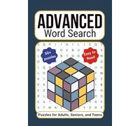 Advanced Word Search: Word Searches with Easy to Read Print about Advanced Vocabulary, Brain Challenge, and Vocabulary Expansion | 6x9 inches, 110 ... of Puzzles for Adults, Seniors, and Teens