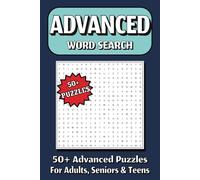 Advanced Word Search: Word Searches with Easy to Read Print about Advanced Words, Abstract Words, Intellectual Words, and More | 6x9 inches, 110 pages ... for Vacations, Holidays, and Free Times