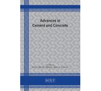 Advances in Cement and Concrete: 51 (Materials Research Proceedings)