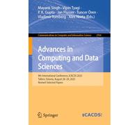 Advances in Computing and Data Sciences: 9th International Conference, ICACDS 2025, Tallinn, Estonia, August 28-29, 2025, Revised Selected Papers: ... in Computer and Information Science, 2764)