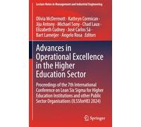 Advances in Operational Excellence in the Higher Education Sector (Lecture Notes in Management and Industrial Engineering)