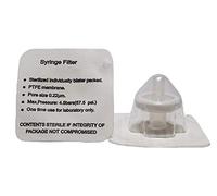 Advangene - Filtro de jeringa estéril PTFE (0,22 micras, 13 mm, 75 unidades), color blanco