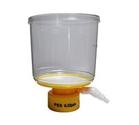 ADVANGENE Sistema de filtración al vacío superior de botella de 150 ml, membrana PES de 0.22um, estéril (12 tapas de filtro/caja)