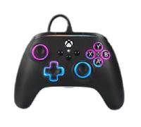 Power A Mando con cable Advantage para Xbox Series X|S con Lumectra - Negro