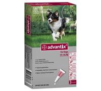 ADVANTIX 4 PIPETAS 10 HASTA 25 KG