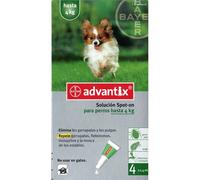 ADVANTIX 4 PIPETAS HASTA 4 KG