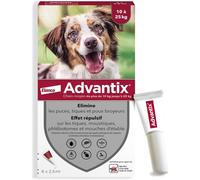 ADVANTIX Solución Antiparasitaria para Perros Raza Mediana 10 a 25kg 6 pipetas
