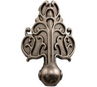 Advantus Idea-Ology 1.5 "X 2" scatola di Metallo piedi fondazioni 4/Pkg-Antico finitura nichel satinato