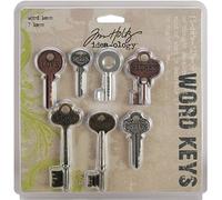 Advantus Idea-Ology parola chiavi-7/Pkg-nichel/ottone/rame Antico