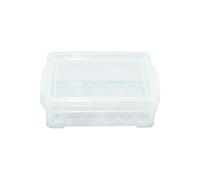 Advantus Super Stacker Crayon Box 3.5 x 4.75 x 1.5 Inches Clear Case of 18 (40311CT)