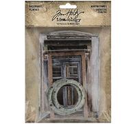 Advantus Tim Holtz Idea-Ology - Marcos para zócalo (10 unidades), diseño de ventana, multicolor