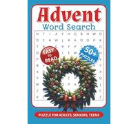 Advent Word Search Puzzle Book: Word Searches with Easy to Read Print about Advent, Christmas Preparations, Anticipation and More I 6x9 inches, 110 ... I Gift for Vacations, Holidays and Relaxation
