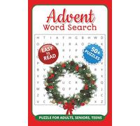 Advent Word Search Puzzle Book: Word Searches with Easy to Read Print about Advent, Christmas Season, the Holy Night and More I 6x9 inches, 110 pages ... I Gift for Vacations, Holidays and Relaxation