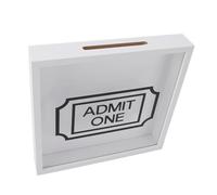 Adventure Archive - Caja de almacenamiento conmemorativa de moda con ranura para postales (blanco)