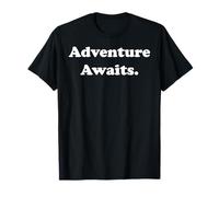 Adventure Awaits Exploration Journey Freedom Camiseta