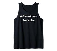 Adventure Awaits Exploration Journey Freedom Camiseta sin Mangas