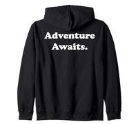 Adventure Awaits Exploration Journey Freedom Sudadera con Capucha