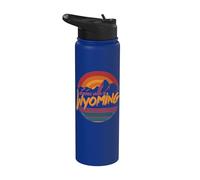 Adventure Awaits in Wyoming Stainless Steel Insulated Water Bottle