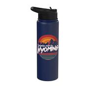 Adventure Awaits in Wyoming Stainless Steel Insulated Water Bottle