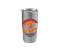Adventure Awaits in Wyoming Vaso térmico de acero inoxidable de doble pared