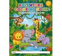 Adventure Coloring Book: Baby Animal: Wild, Water & Sky | 8.5 x 11 inches, 84 Pages | Gift for Kids