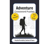 Adventure crossword puzzles: Crossword Puzzles with Easy to Print about Camping, Wildlife, Outdoors and More I 6x9 inches, 120 pages 50+ Puzzles... Gift for Vacations, Holidays and Relaxation