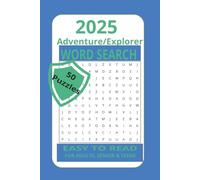 Adventure & exploring Word Search Puzzle Book: Word searches with easy to read print about adventure and exploring mother nature, ocean, hiking, ... gift for vacations and holidays..