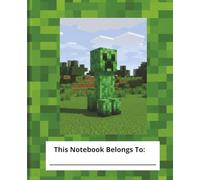 Adventure in Pixels! - Note Book: 7.5" x 9.25", 100 Wide Ruled Pages for Master Builders & Pixel Explorers!