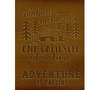 Adventure is calling: Road Trip Caravan Travel, Camping Family Vacation Planner, Camping Notebook & Motorhome Campsite Record Book (Adventure Journals & Log Books)