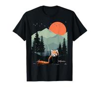 Adventure Landscape Mountain Sunset Wild Animal Red pandas Camiseta