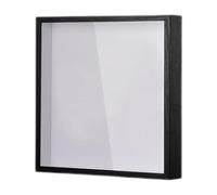 Adventure Memory Box - de Recuerdos pequeña de 22 x 22 cm, Carrito de Carga versátil en la Parte , exhibición Transparente de Larga duración para Postales, conciertos, películas, Billetes