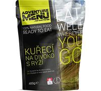 Adventure Menu Outdoor Essen - Gallina sobre dardos salvajes con arroz