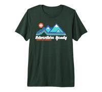 Adventure Ready Scouting America Outdoor Mountains Hiking Camiseta Premium
