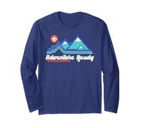 Adventure Ready Scouting America Outdoor Mountains Hiking Manga Larga