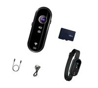 Adventure Set - Cámara de bolsillo 1080P Full 720P IP68, impermeable, función de error de rotura lenta, cuerpo de ABS delgado, ideal para adquirir riesgos, deportes, registrar cámara de viaje