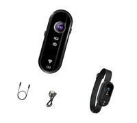 Adventure Set - Cámara de bolsillo 1080P Full 720P IP68, impermeable, funciones de error de rotura lenta, cuerpo de ABS delgado, ideal para adquisidores de riesgos, deportes, registro, pequeña cámara